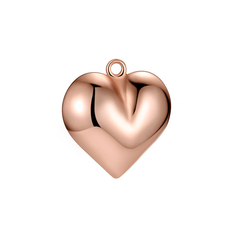 Accesorios de brazalete de corazón de plata esterlina de bricolaje al por mayor DIY